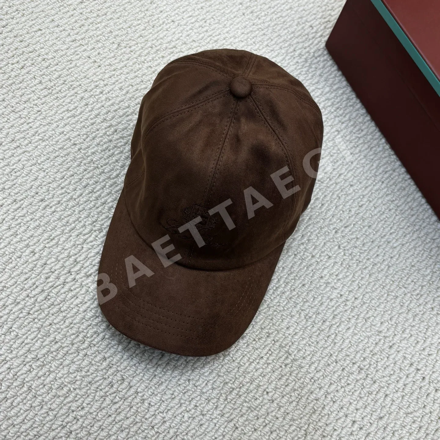 로로피아나 스웨이드 베이스볼 모자 상세 이미지 4
