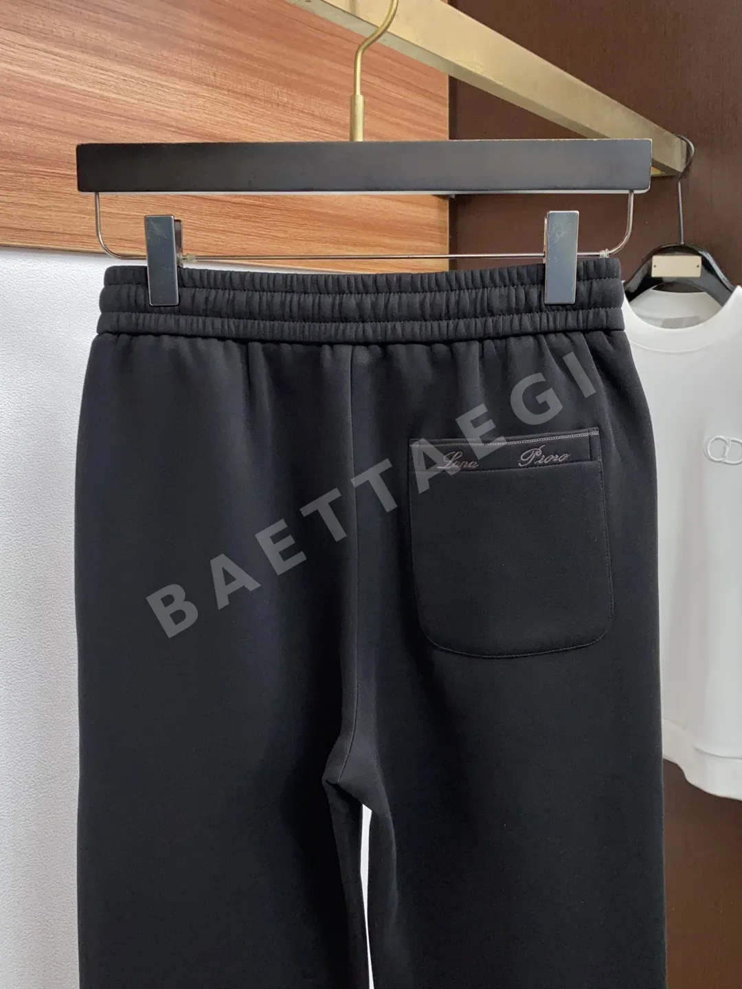 로로피아나 스트레이트 레그 모달 기모 남성 바지 상세 이미지 8