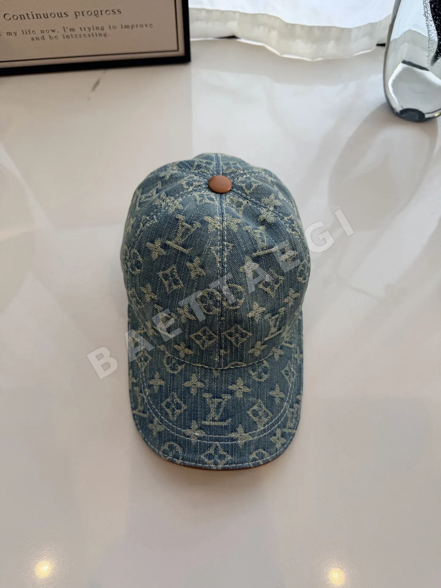 루이비통 모노그램 데님 캡 79301