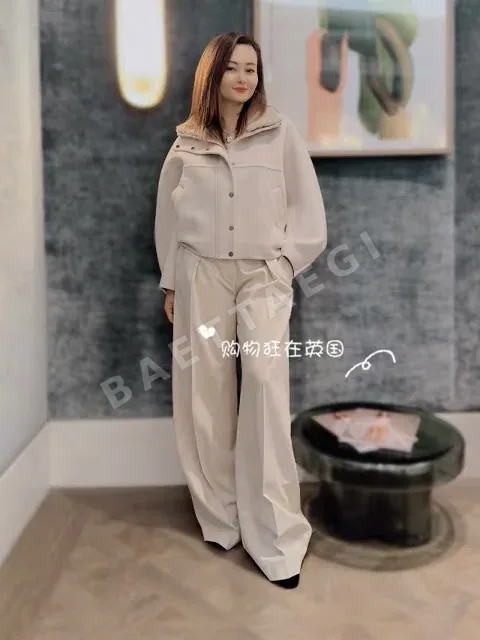 브루넬로쿠치넬리 더블 페이스 울 캐시미어 여성 자켓 상세 이미지 5
