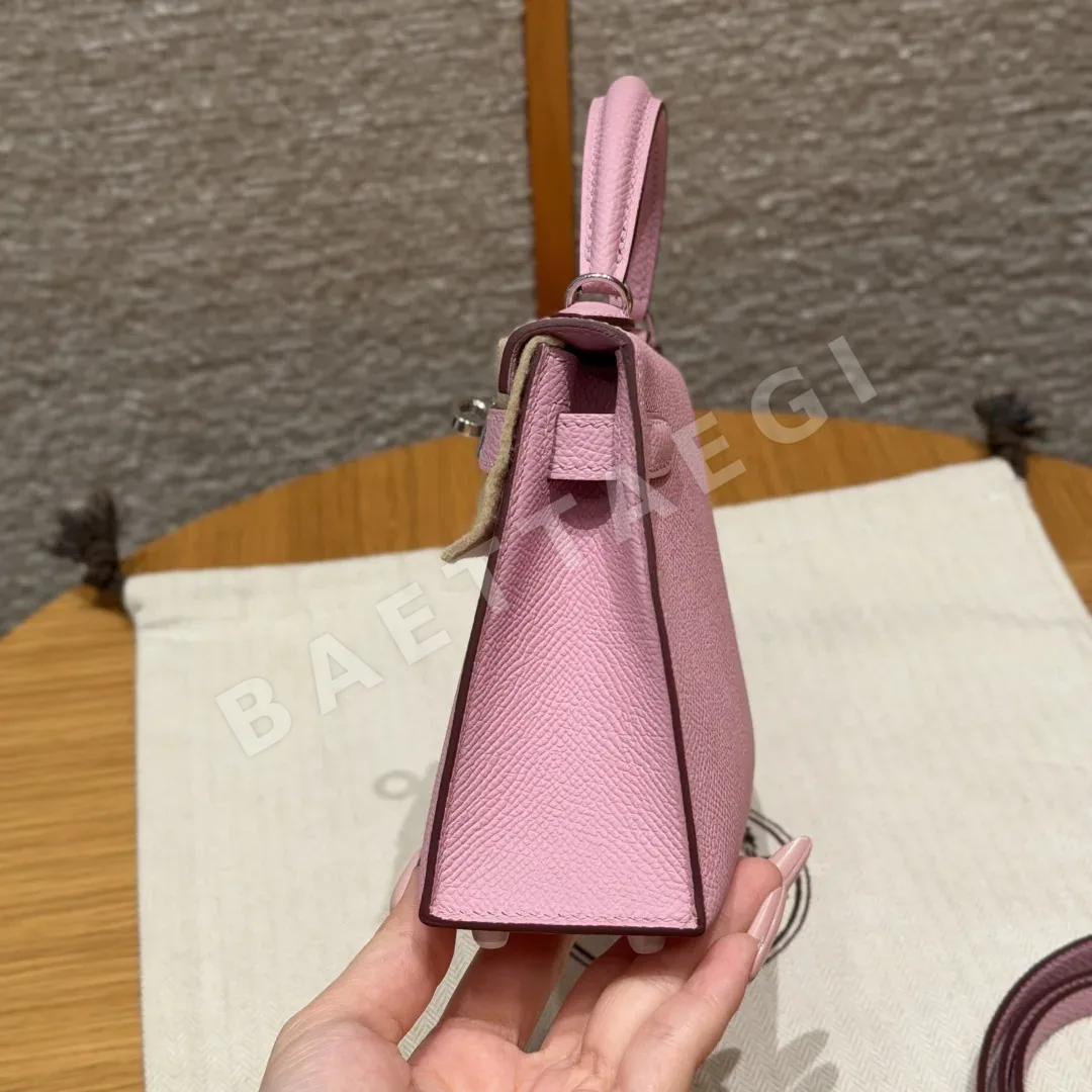 에르메스 켈리 미니 2 버블껌 가방 상세 이미지 4