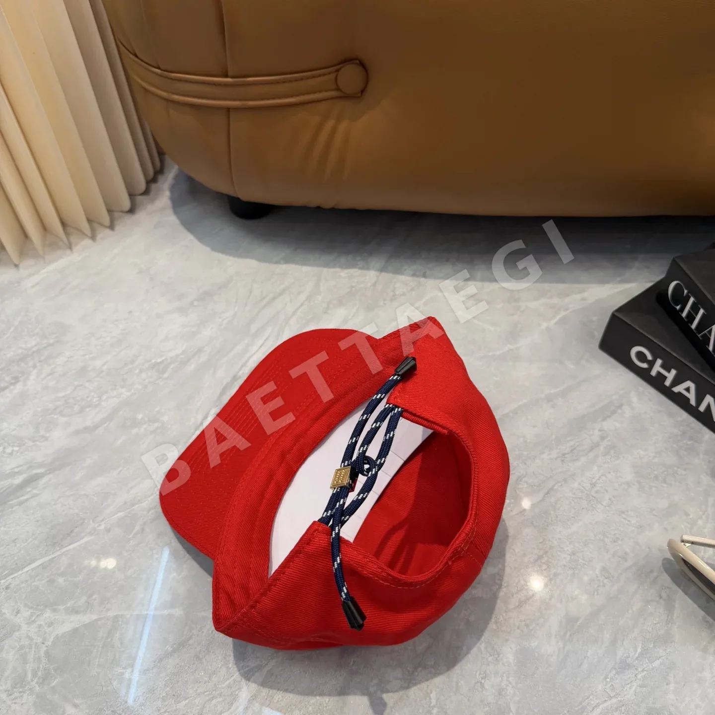 미우미우 자수 로고 베이스볼 캡 상세 이미지 3