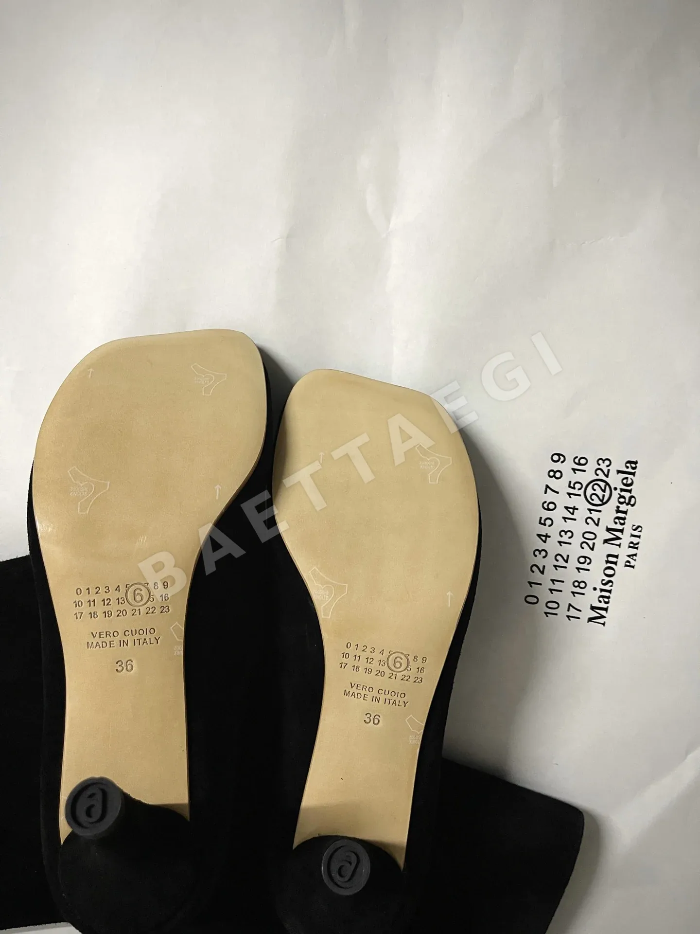 마르지엘라 커스텀 수입 스웨이드 키 높은 부츠 9153 상세 이미지 9