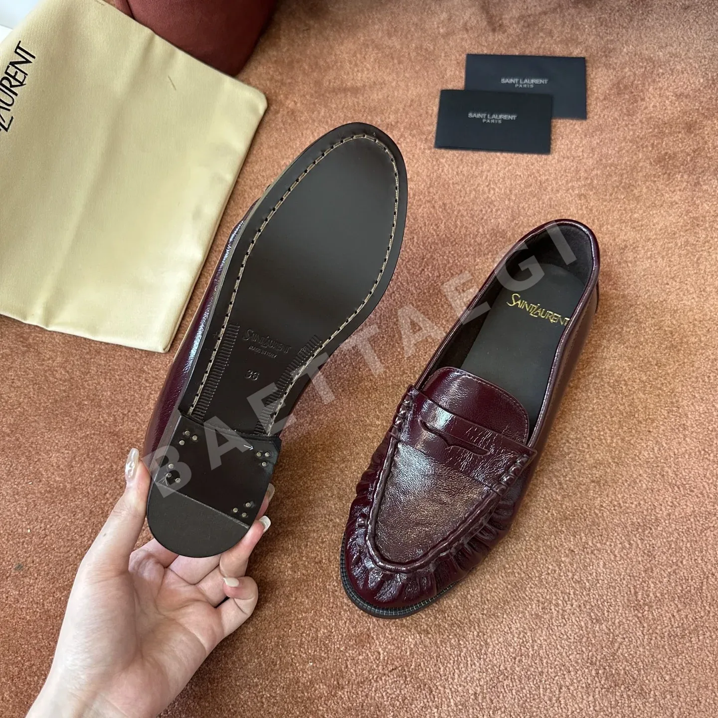 생로랑 YSL 뮬 앞코 덮인 로퍼 상세 이미지 7