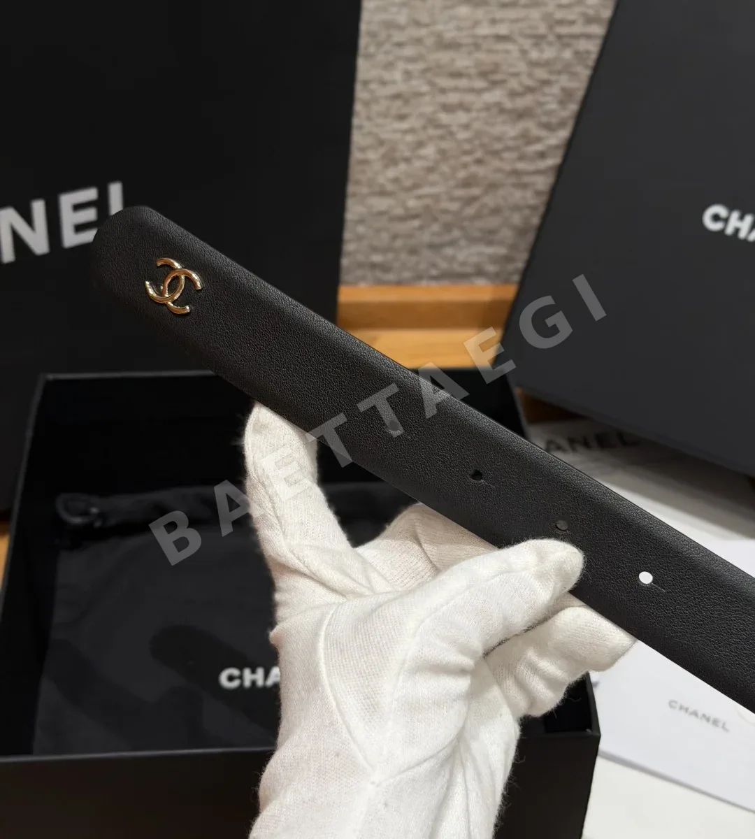 샤넬 가죽 레트로 케이블 니트 오벌 벨트 상세 이미지 5