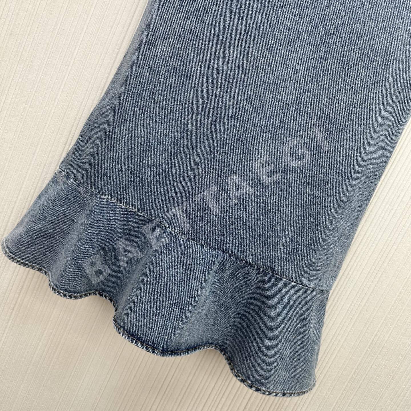 샤넬 여성 데님 프린트 원피스 레플리카 상세 이미지 9