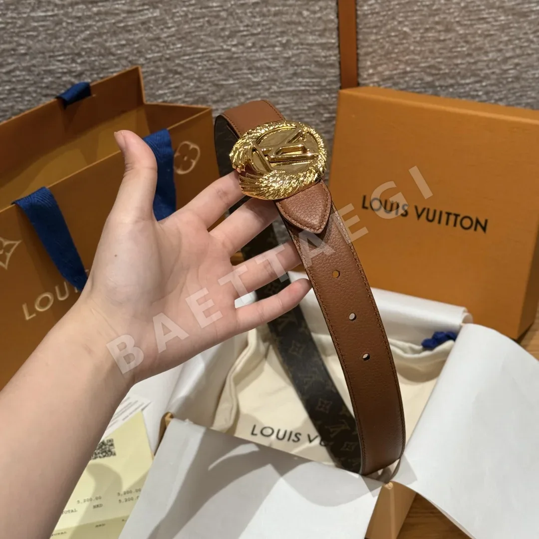 루이비통 플라워그램 라운드 리버시블 벨트 상세 이미지 4