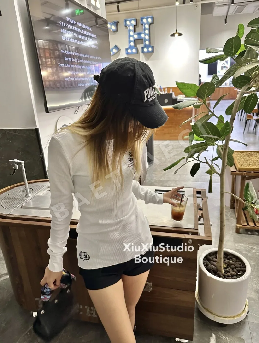 크롬하츠 대거 와플 긴팔 티셔츠 상세 이미지 8