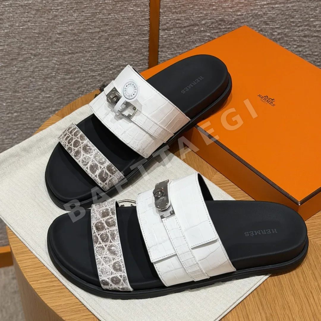 에르메스 잭슨 악어가죽 샌들 상세 이미지 2