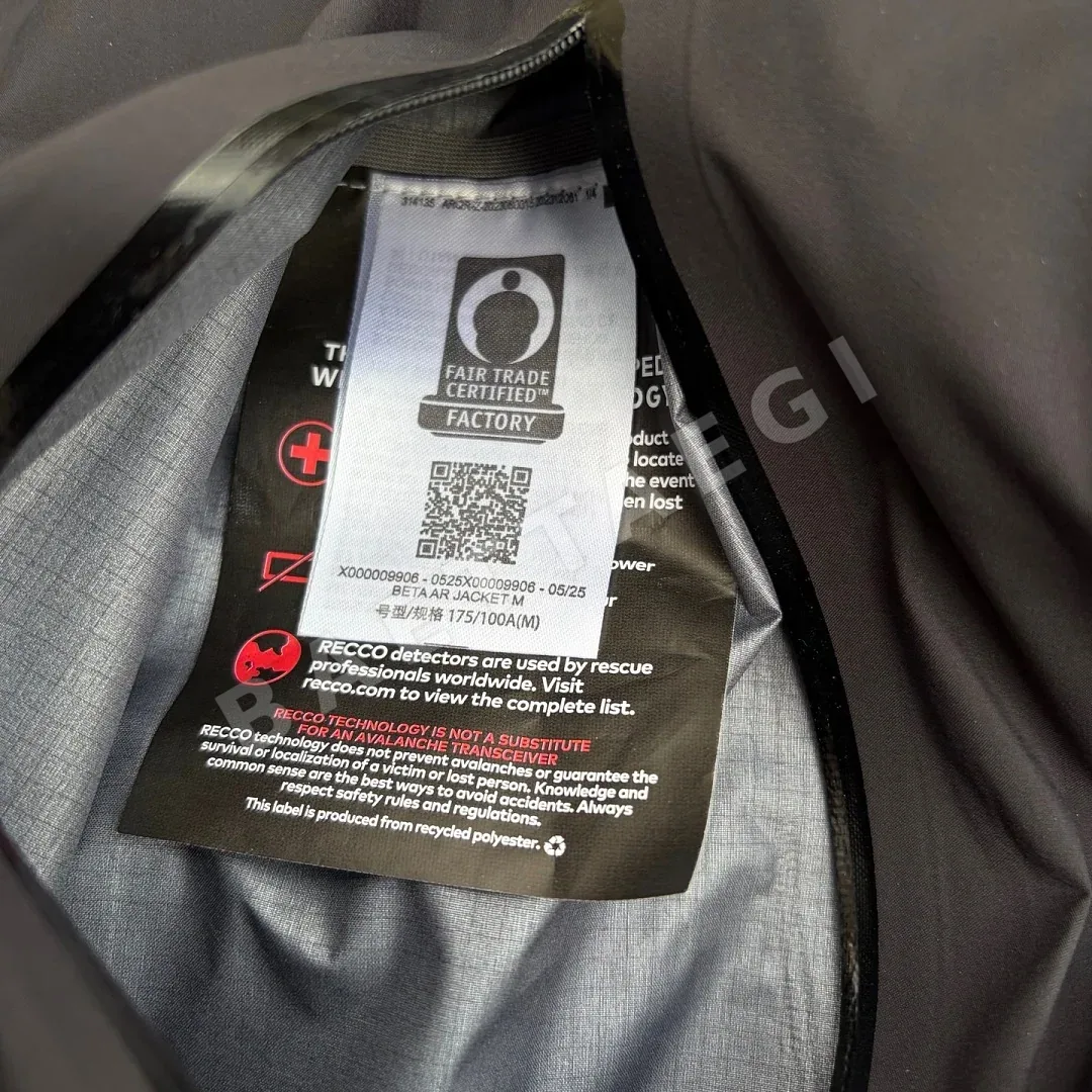 아크테릭스 [TZ] 베타 AR 자켓 블랙 200172 Arc'teryx Beta AR Jacket Black AR2026 상세 이미지 6