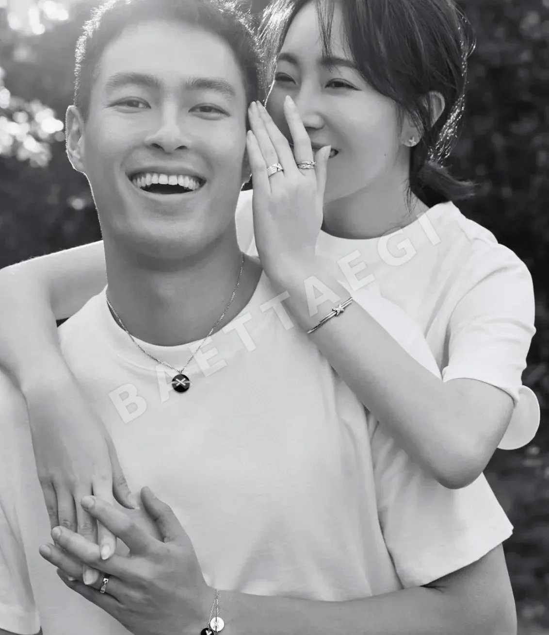쇼메 생애의 사랑 다이아몬드 X링 반지 상세 이미지 2
