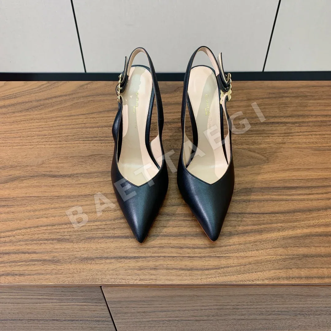 지안비토 라인스톤 힐 오픈백 샌들 75180
