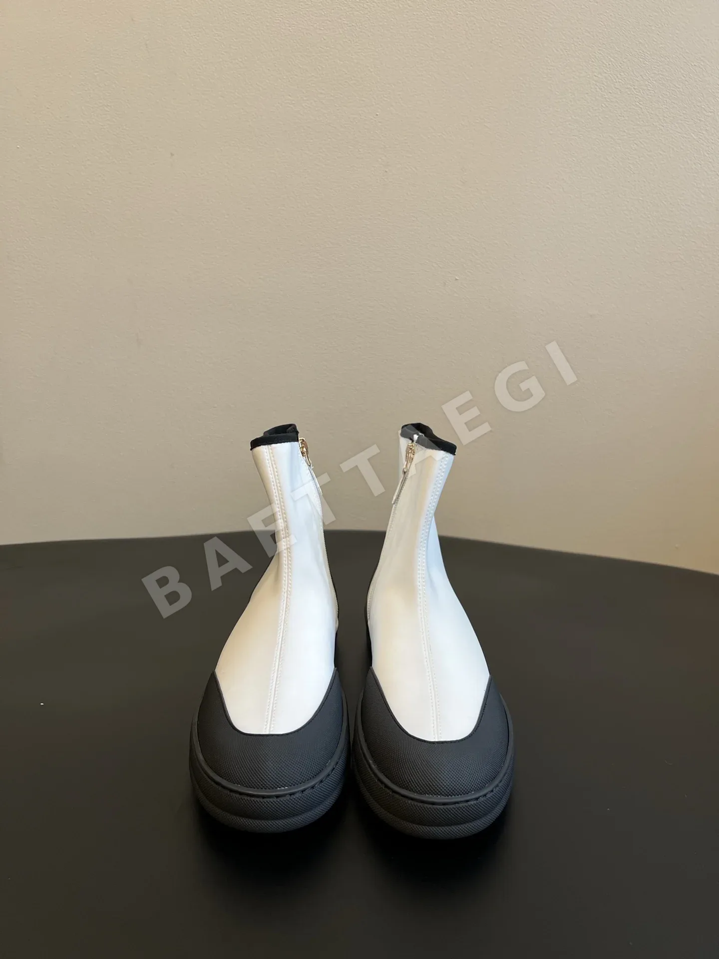 샤넬 컬러 블록 실크 앵클부츠 99564