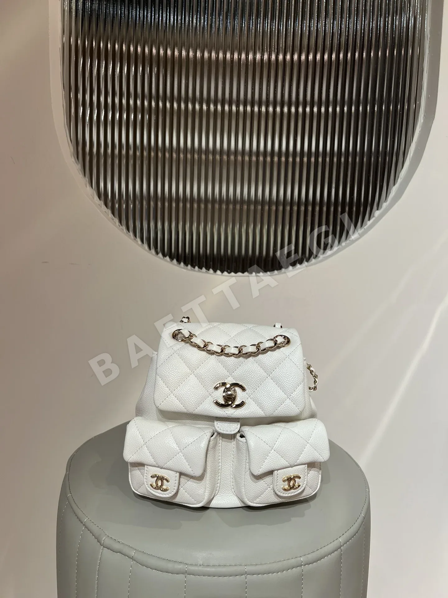 샤넬 피시 스킨 미니 가방 136021