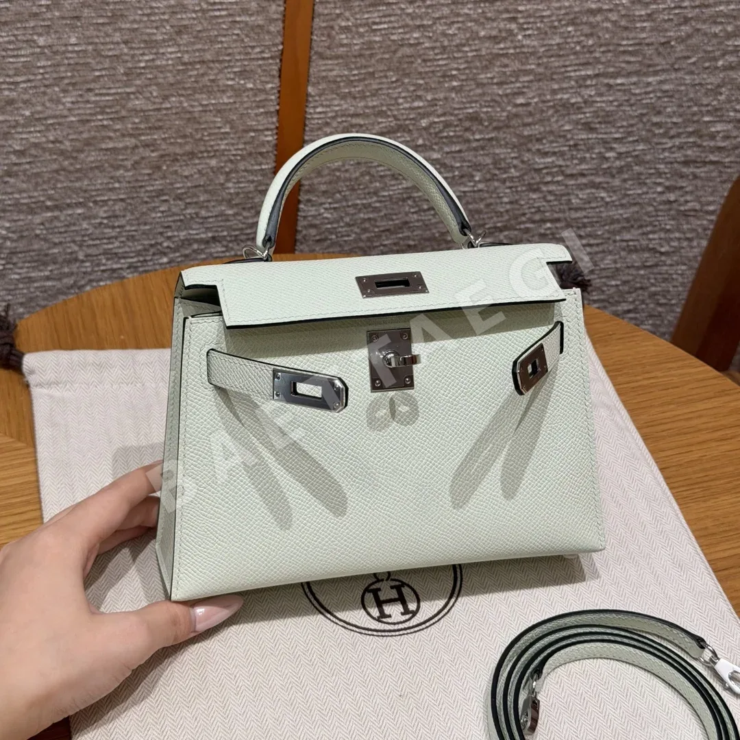 에르메스 켈리 미니 2 버블 그린 가방 192834