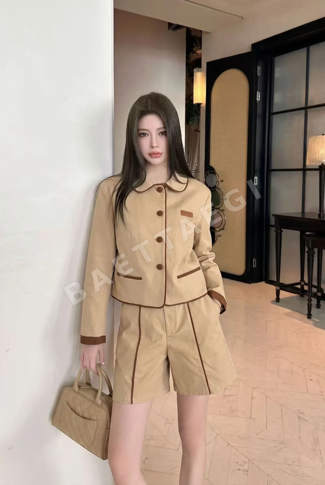 미우미우 여성 린넨 세트 164638