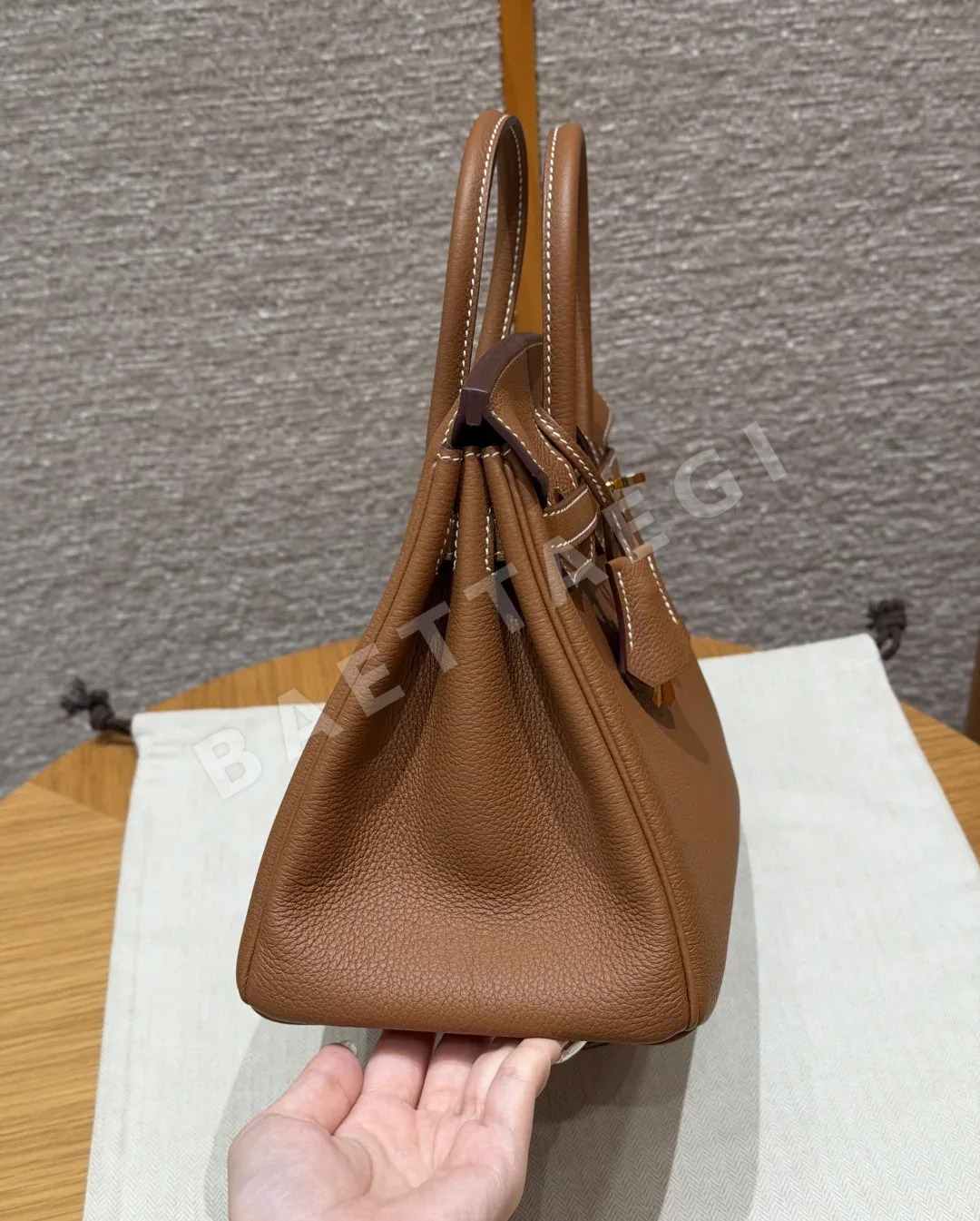 에르메스 버킨 25 토고 가죽 가방 상세 이미지 3