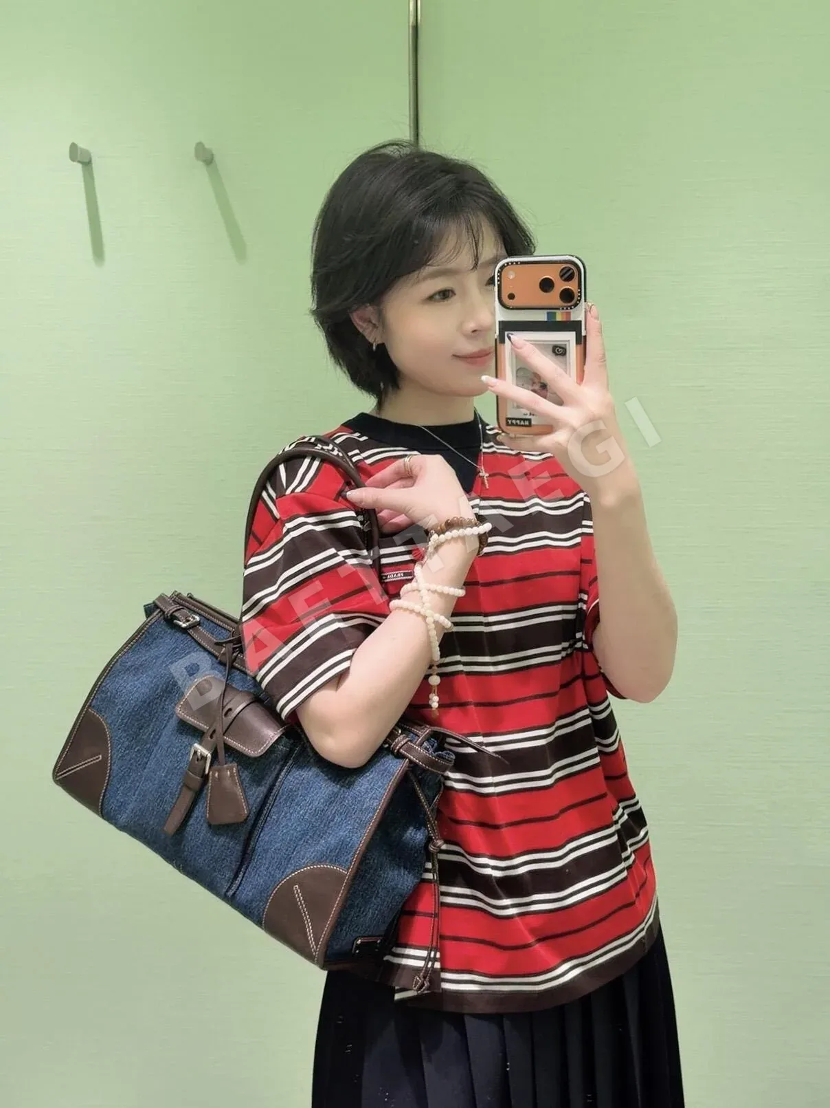 프라다 남여공용 반팔 53742