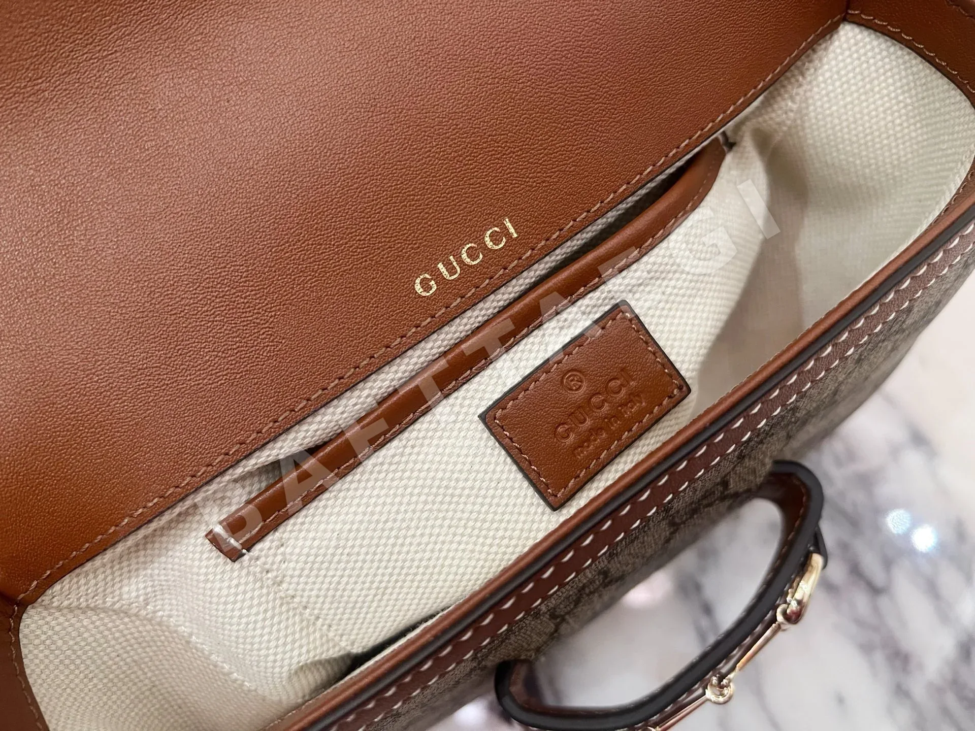 구찌 호스빗 1955 미니 새들 숄더백 815205 상세 이미지 9