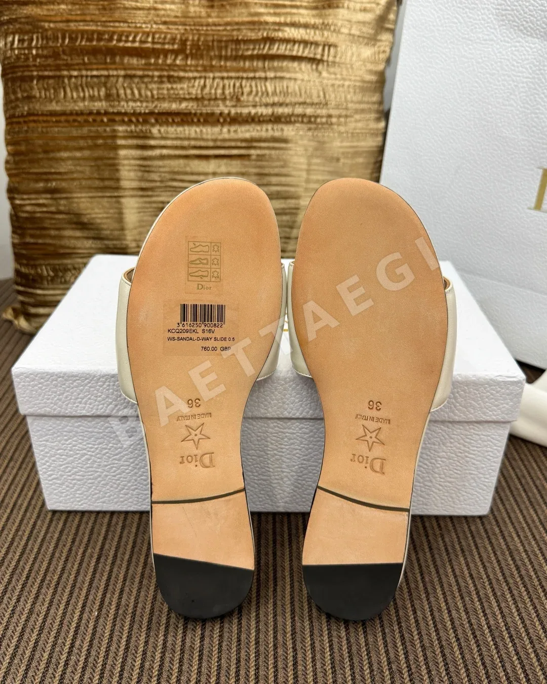 디올 카나쥬 메탈 버클 샌들 상세 이미지 9