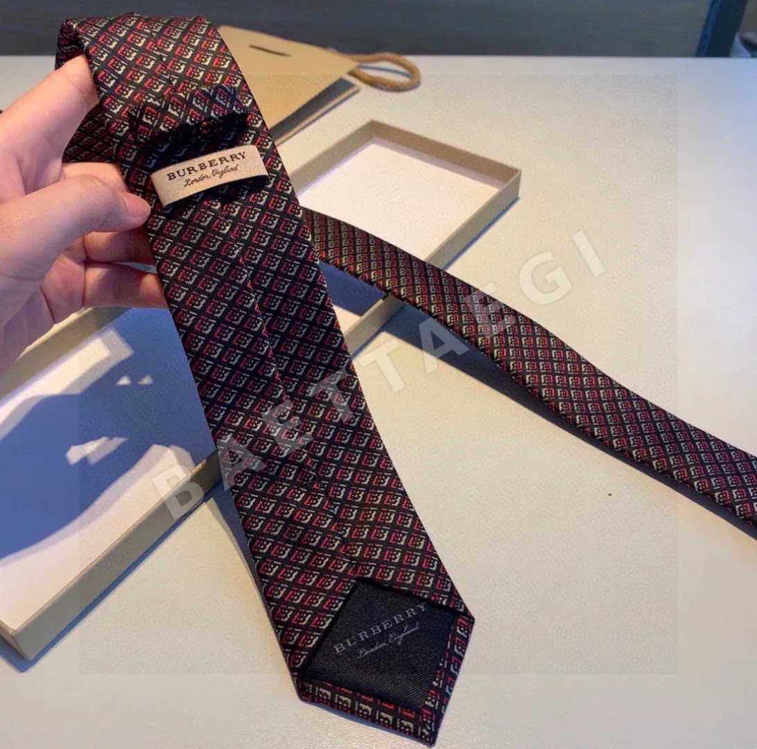 버버리 TB 로고 자카드 실크 넥타이 상세 이미지 6