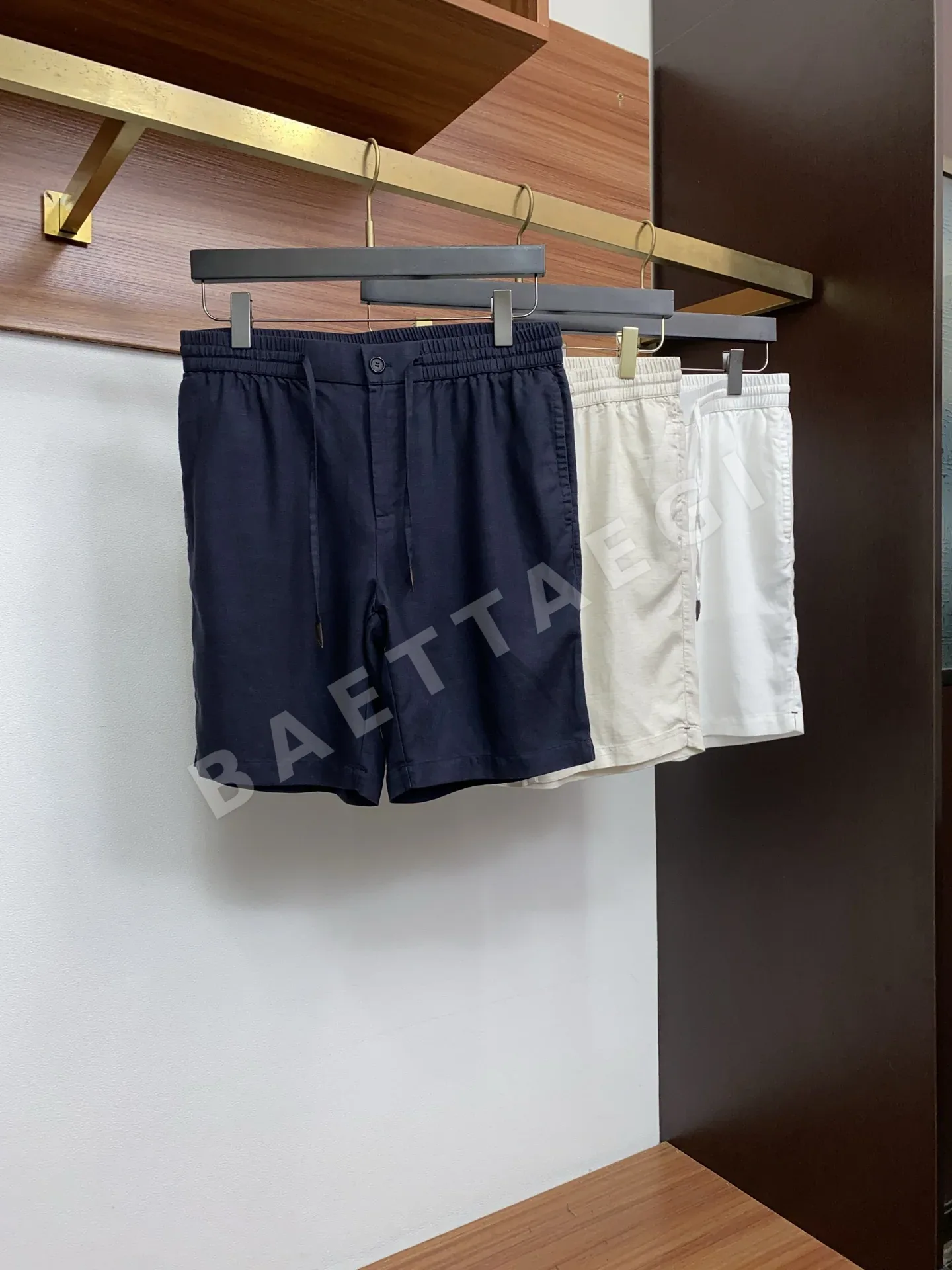 로로피아나 남성 린넨 반바지 상세 이미지 8