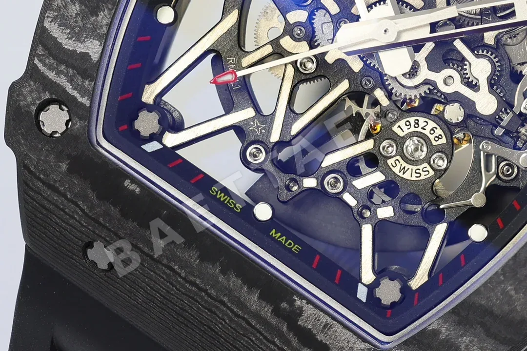 리차드밀 화이트 TPT 카본 남성 시계 레플리카 44910 Richard Mille 상세 이미지 5