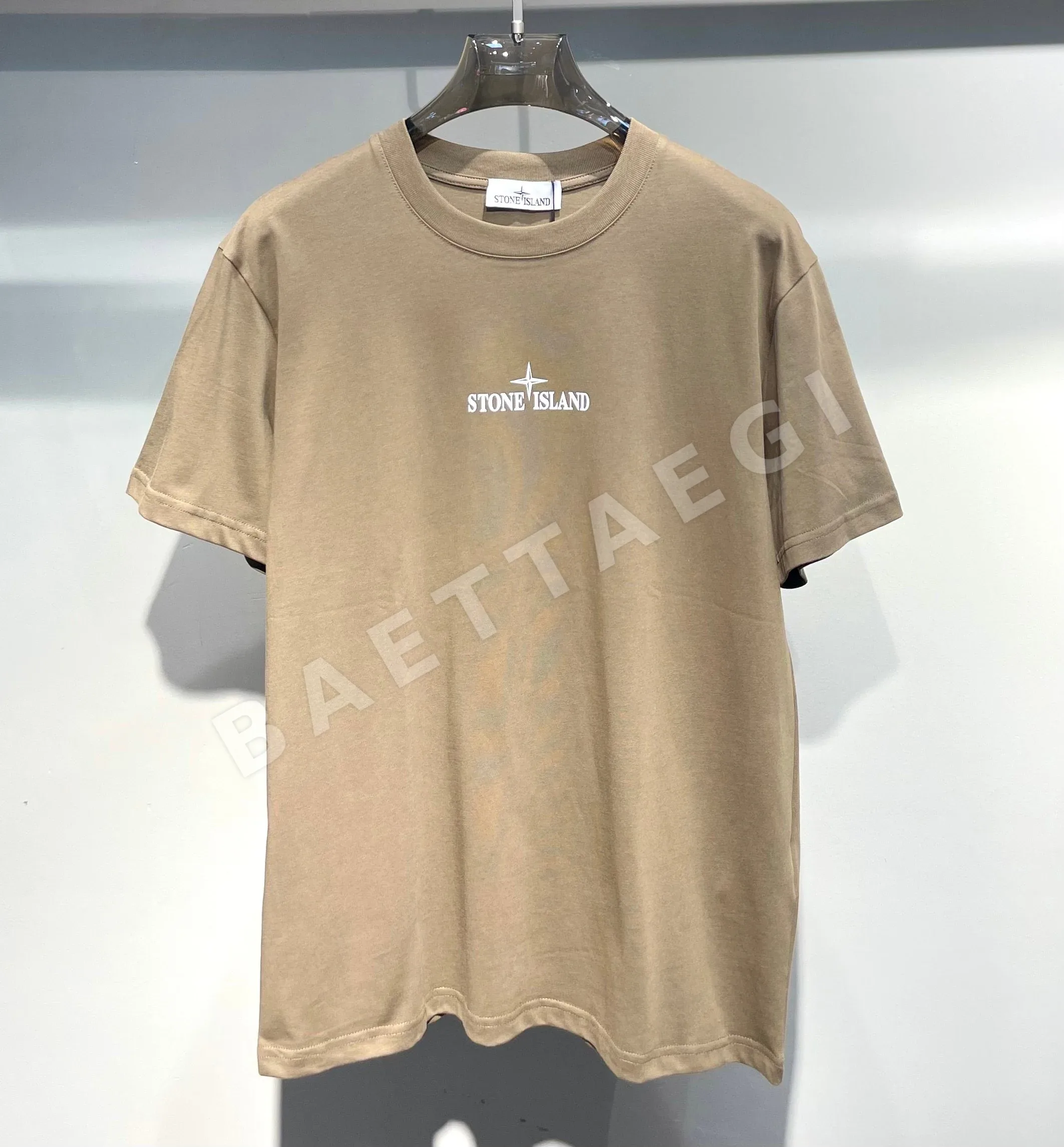 스톤아일랜드 스모크 컴퍼스 프린트 크루넥 반팔 티셔츠 상세 이미지 3