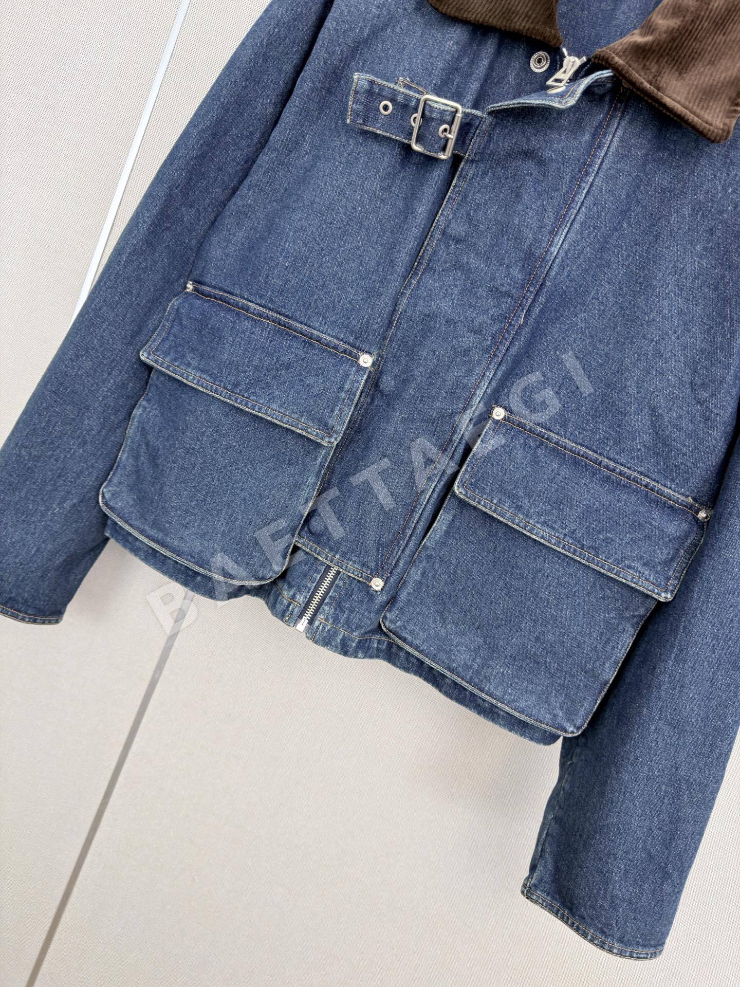 로에베 코듀로이 데님 자켓 상세 이미지 5
