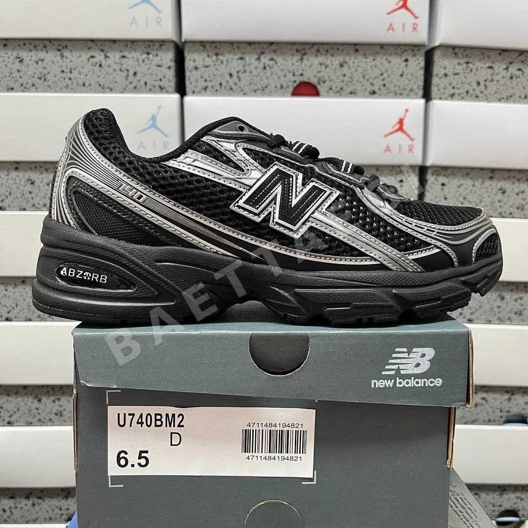 뉴발란스 [XY] 740v2 U740BM2 202055 New Balance 740v2 Black Grey Silver 상세 이미지 1