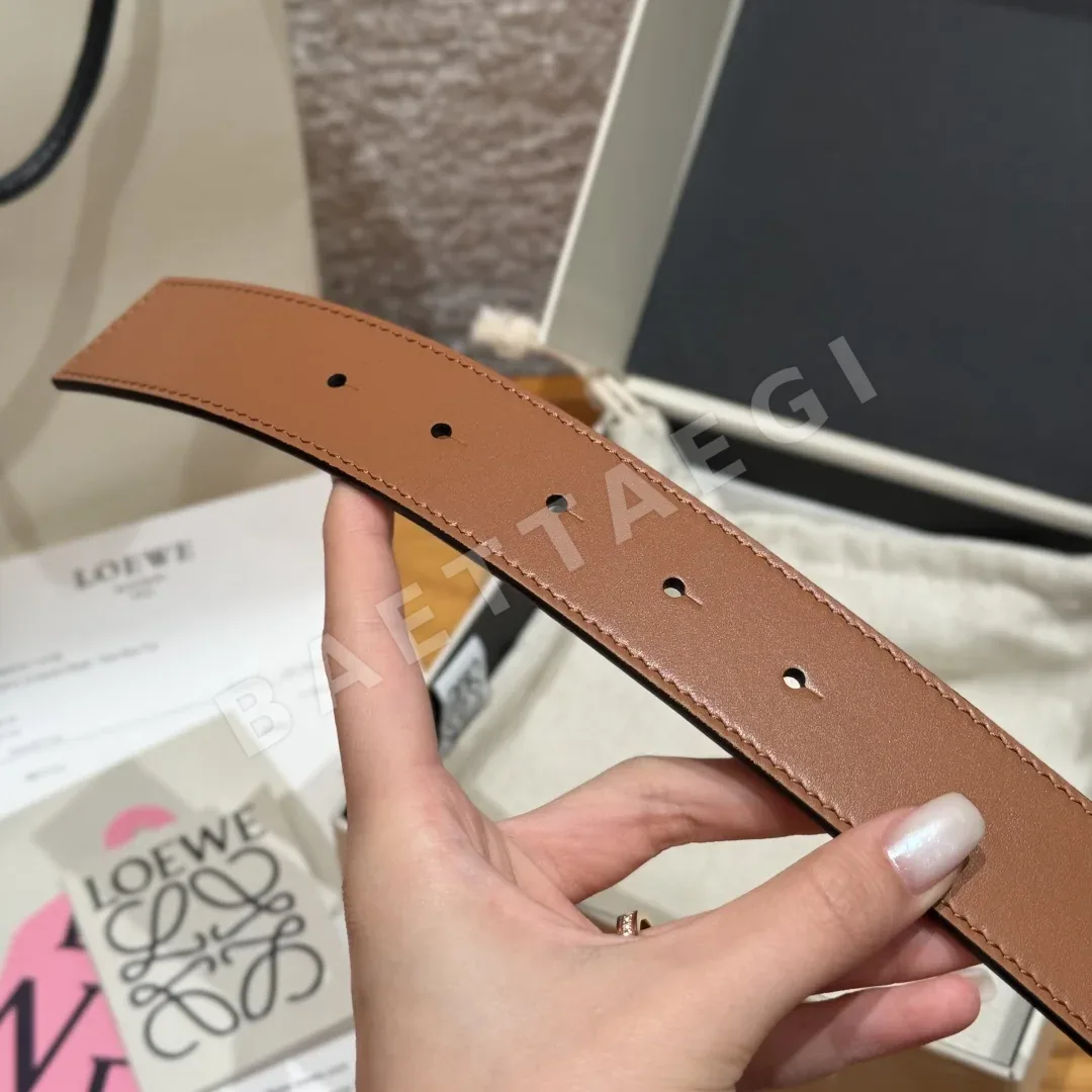 로에베 아나그램 버클 소가죽 양면 벨트 상세 이미지 8