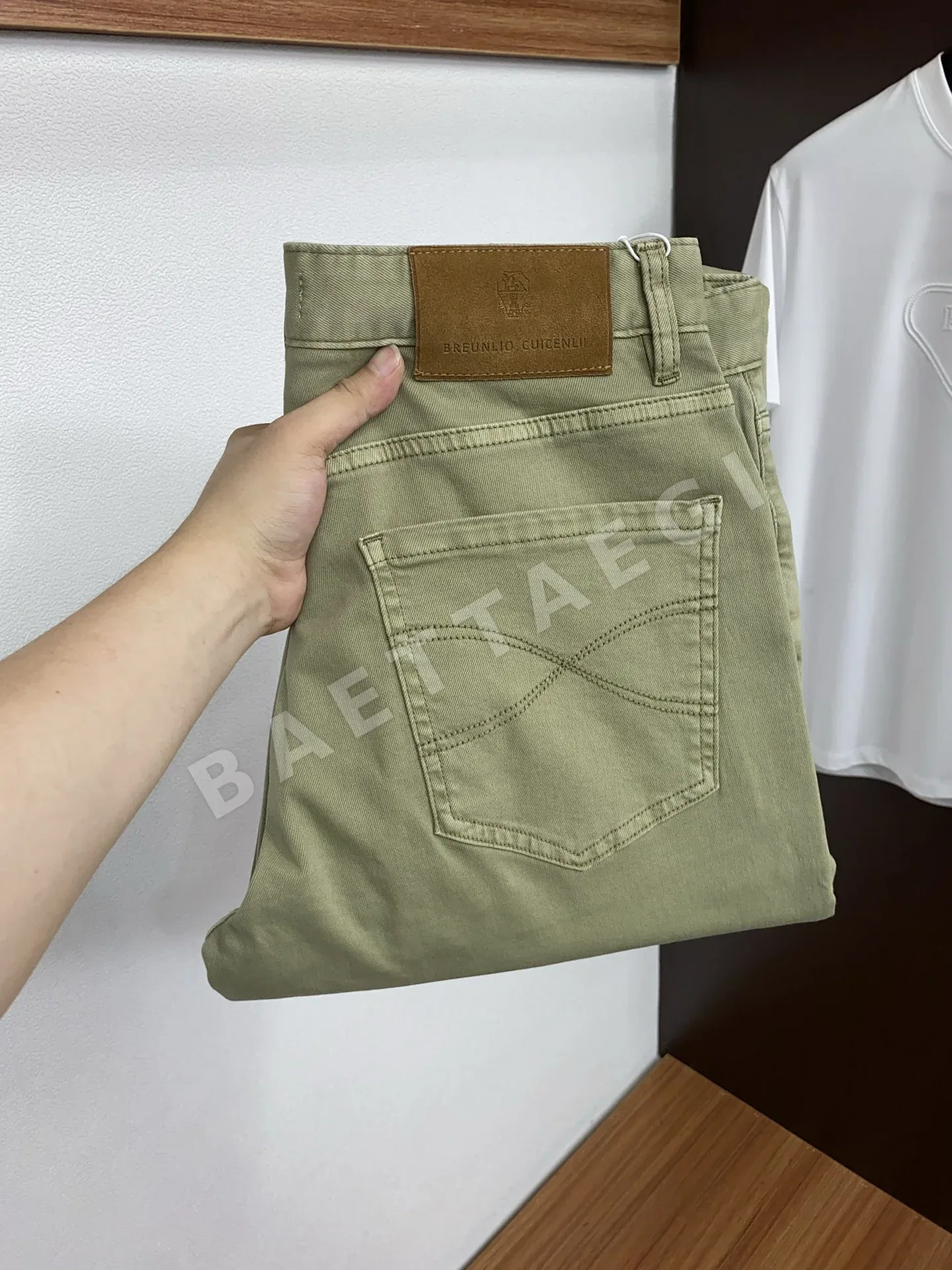 브루넬로쿠치넬리 스트레치 데님 남성 바지 65814