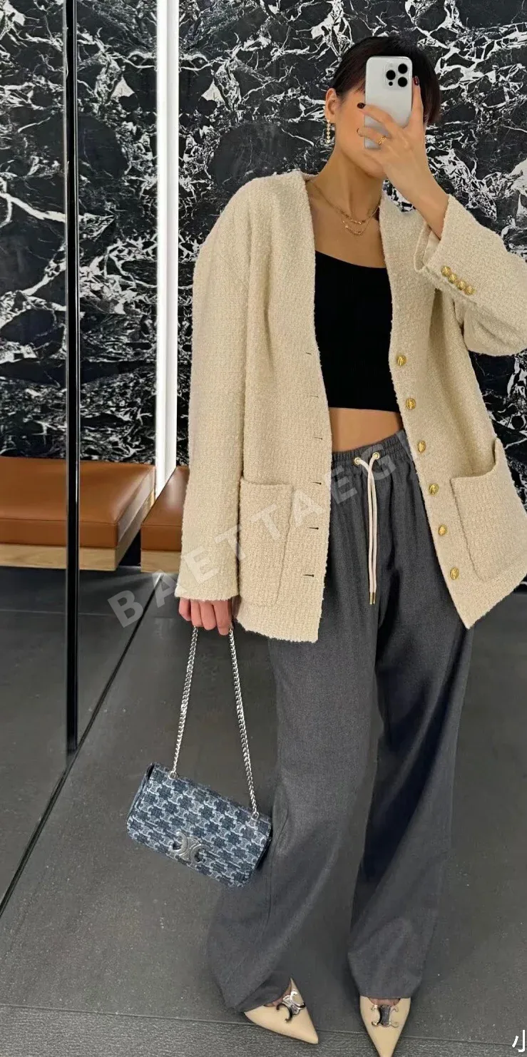셀린느 하트 더블 체인 목걸이 상세 이미지 2