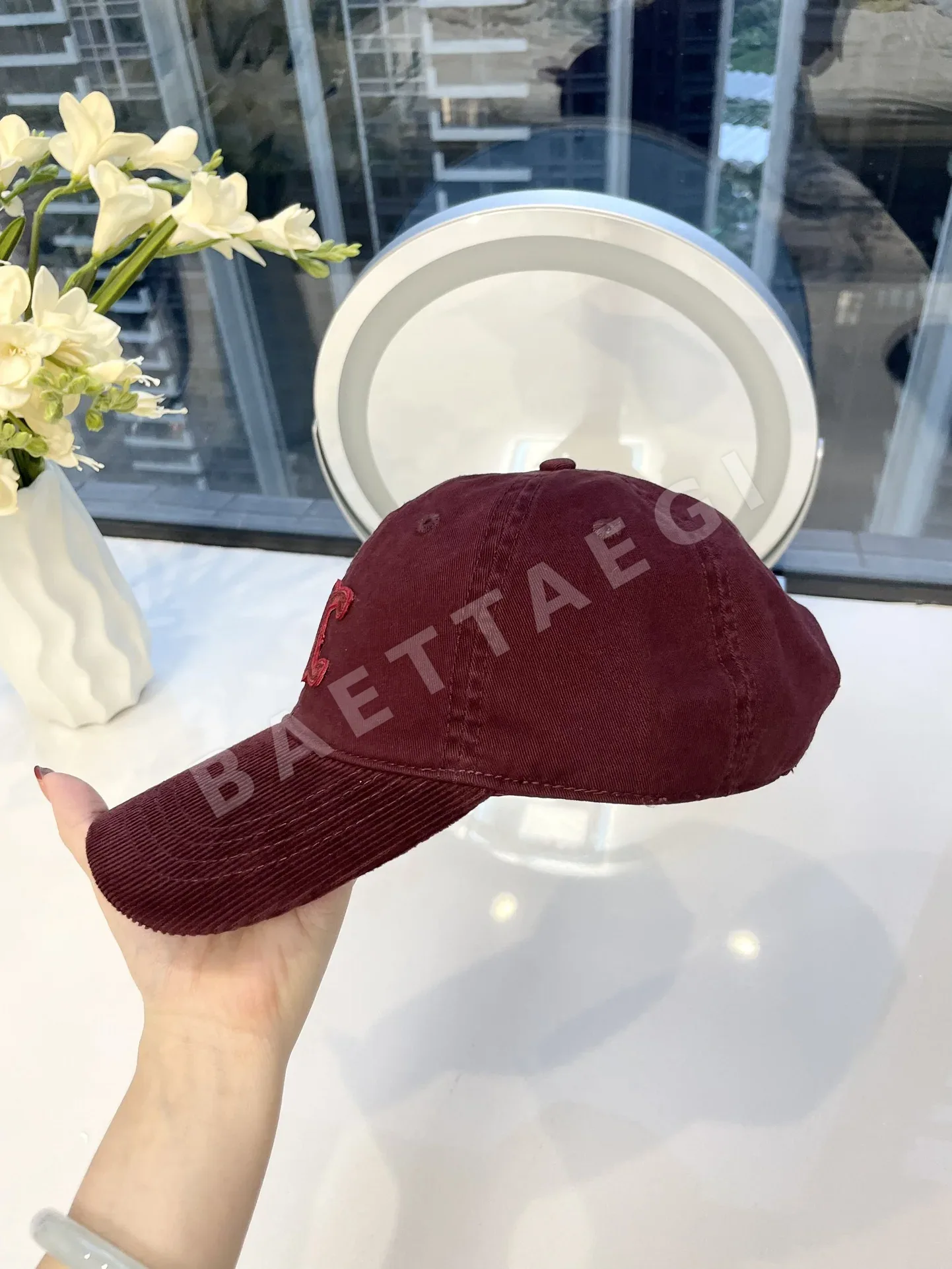 셀린느 패치워크 자수 엠블럼 야구모자 상세 이미지 9