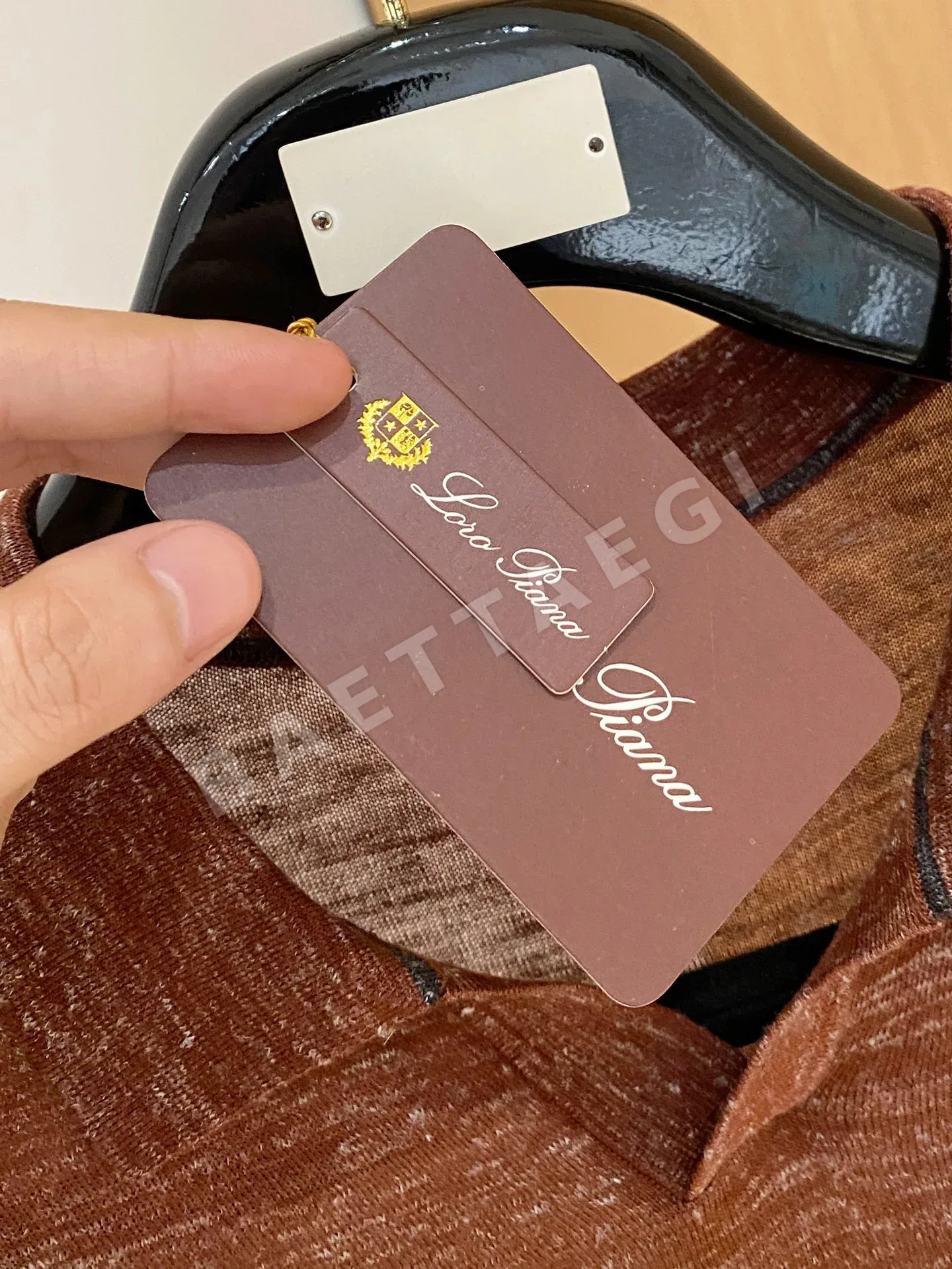 로로피아나 남성 린넨 반팔 티셔츠 상세 이미지 6