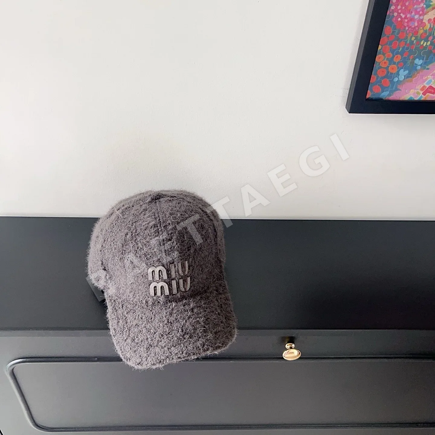 미우미우 램울 베이스볼 캡 81396