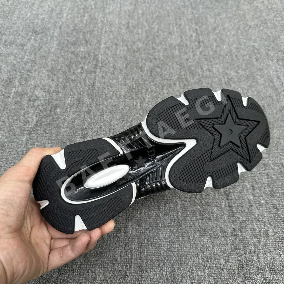 디올 스니커즈 블랙 테크니컬 패브릭 반사 CD 로고 상세 이미지 9