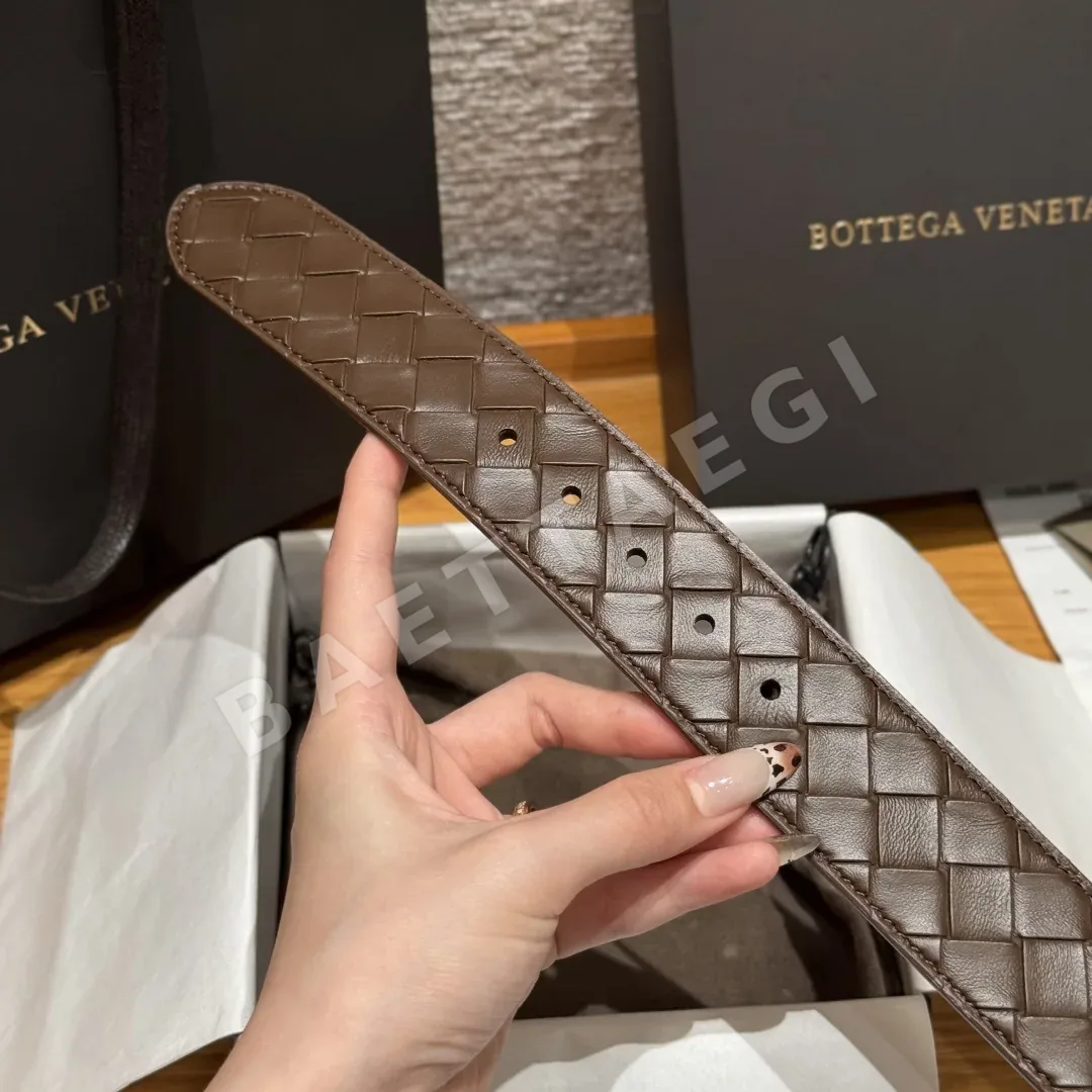보테가베네타 인트레차토 우븐 소가죽 벨트 40MM 상세 이미지 9
