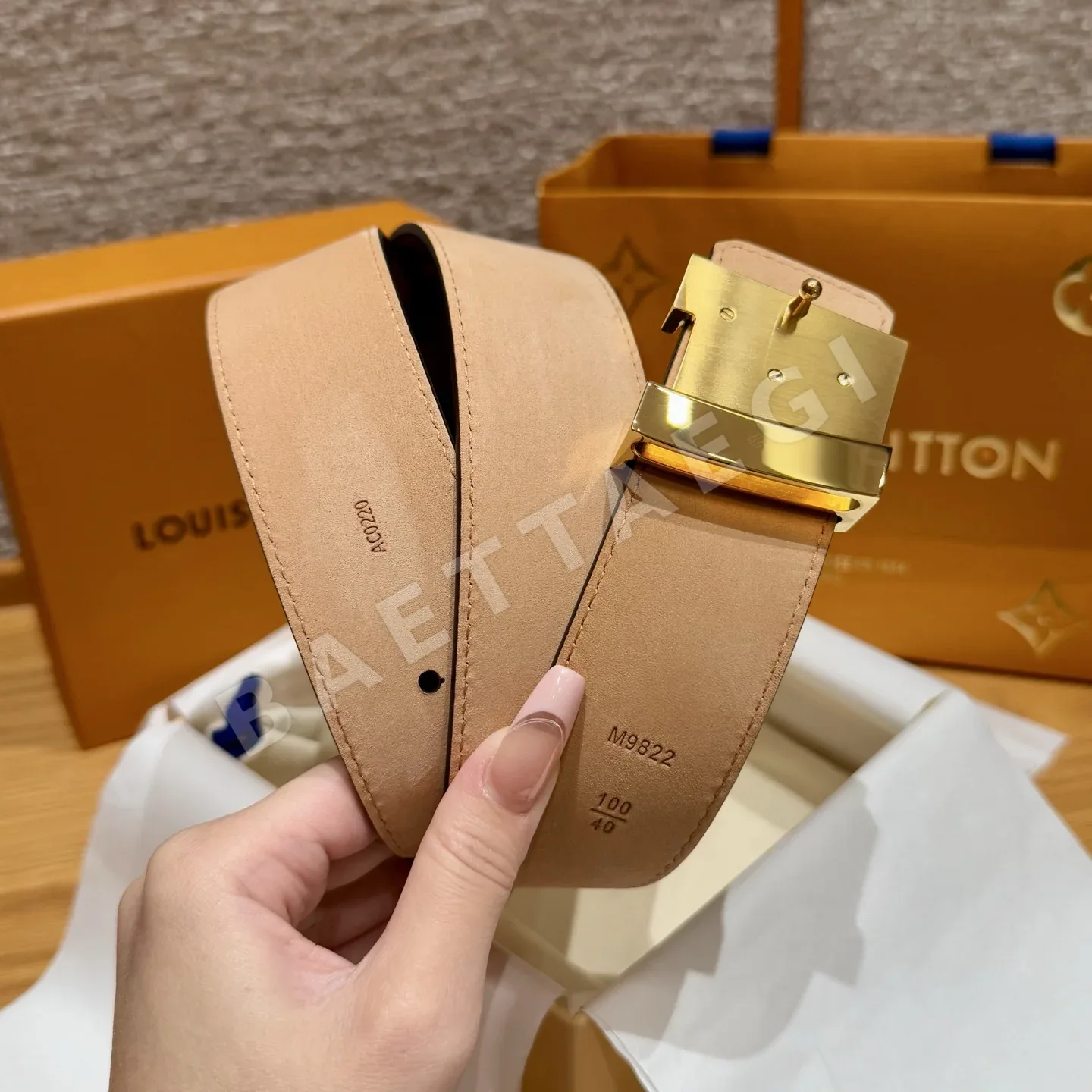 루이비통 다모플라주 리버시블 벨트 상세 이미지 3