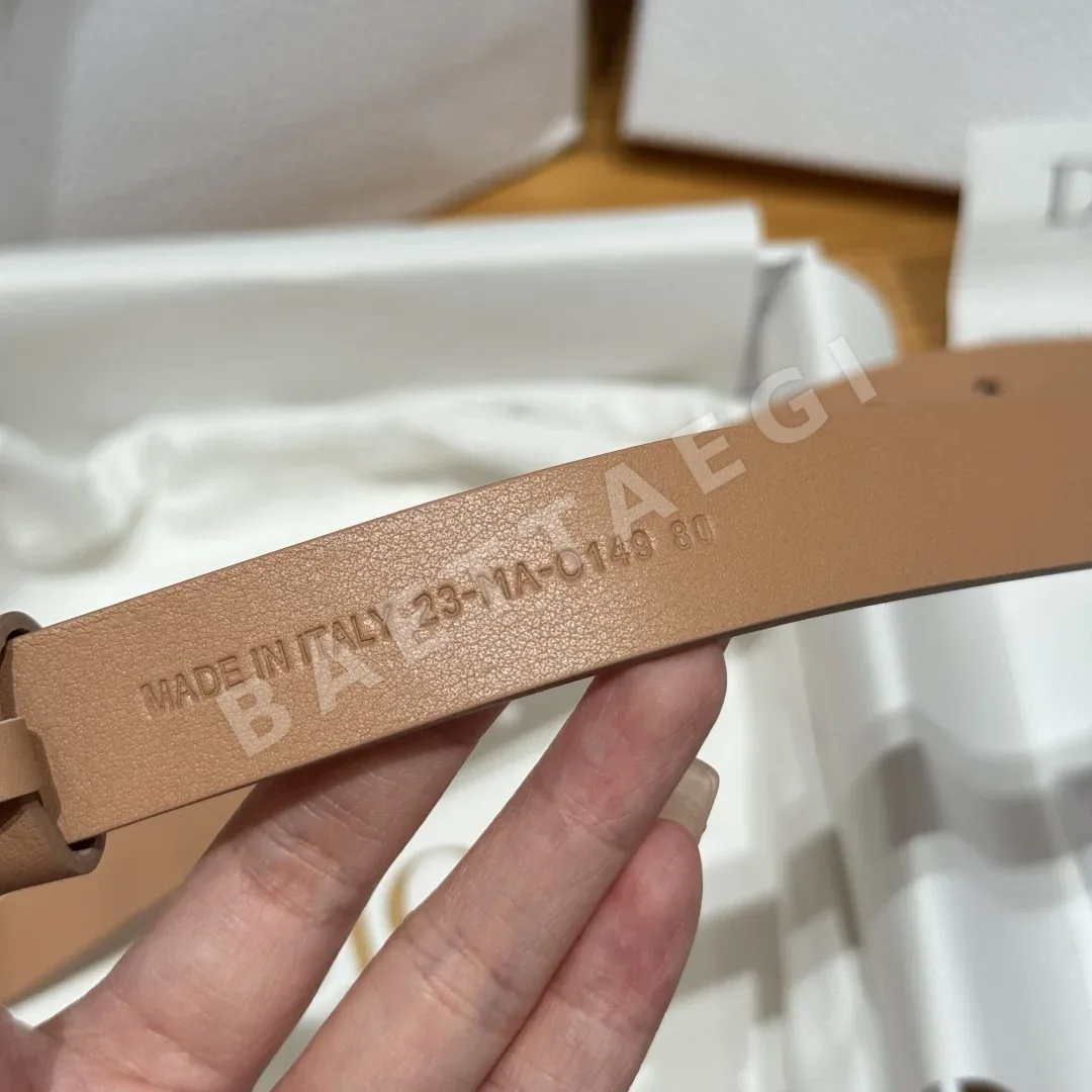 디올 CD 버클 송아지가죽 벨트 상세 이미지 7