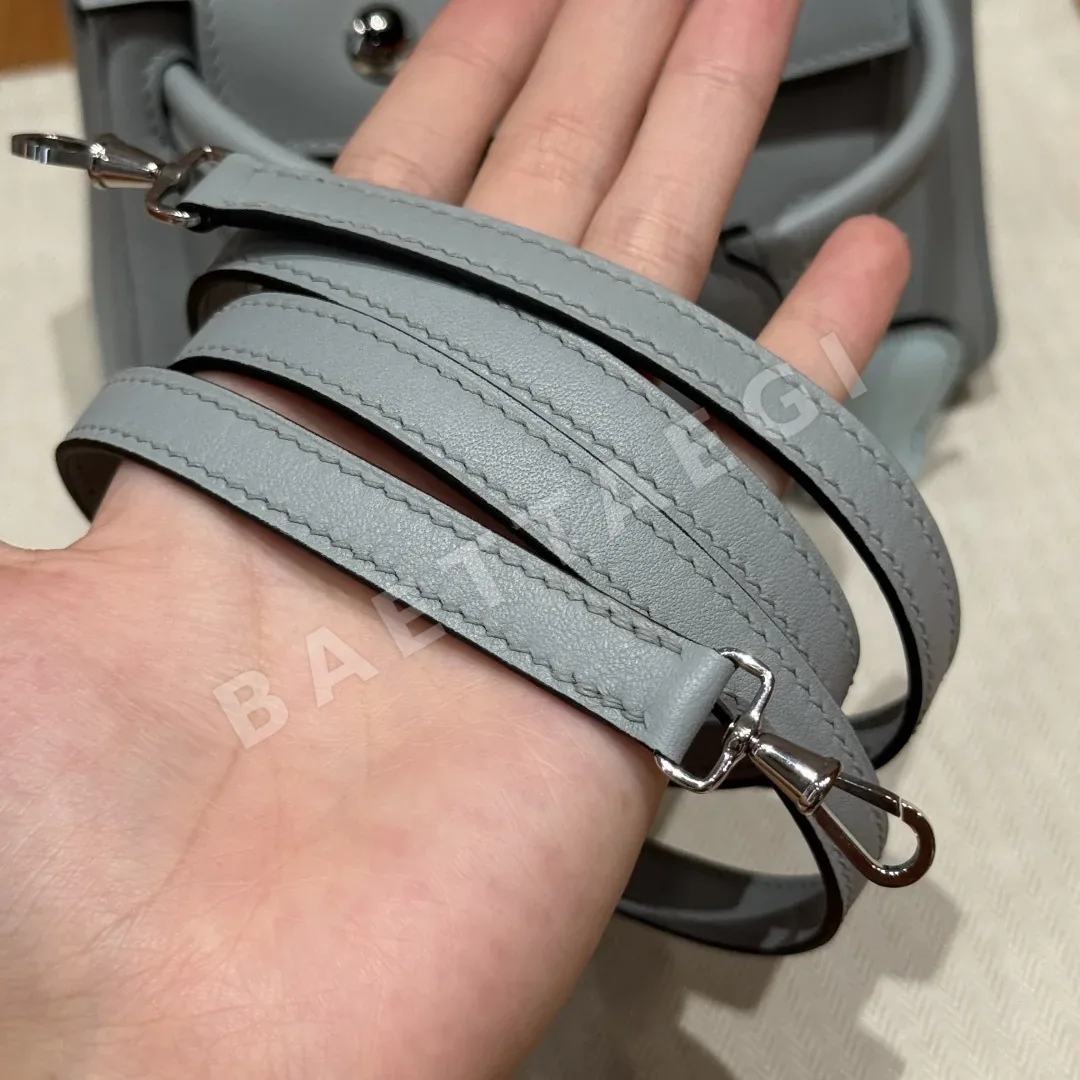 에르메스 켈리돌백 16 블루 실버 하드웨어 상세 이미지 8