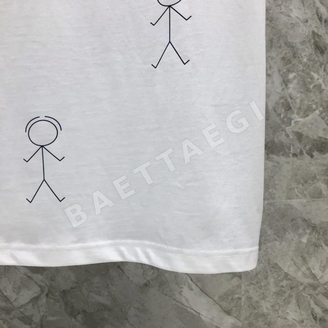 톰브라운 스틱맨 남성 반팔 티셔츠 상세 이미지 6