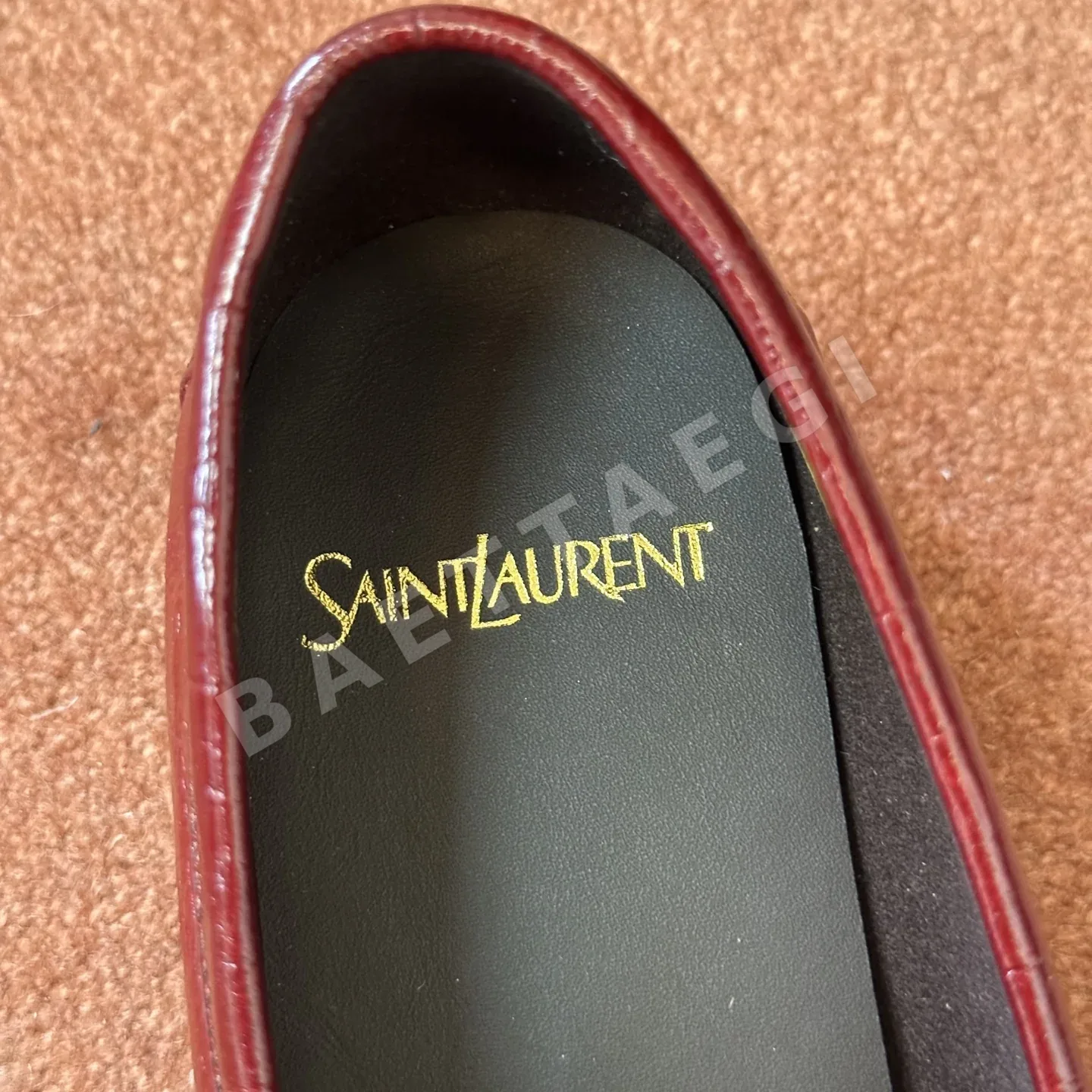 생로랑 YSL 앞코 덮인 뮬 상세 이미지 5