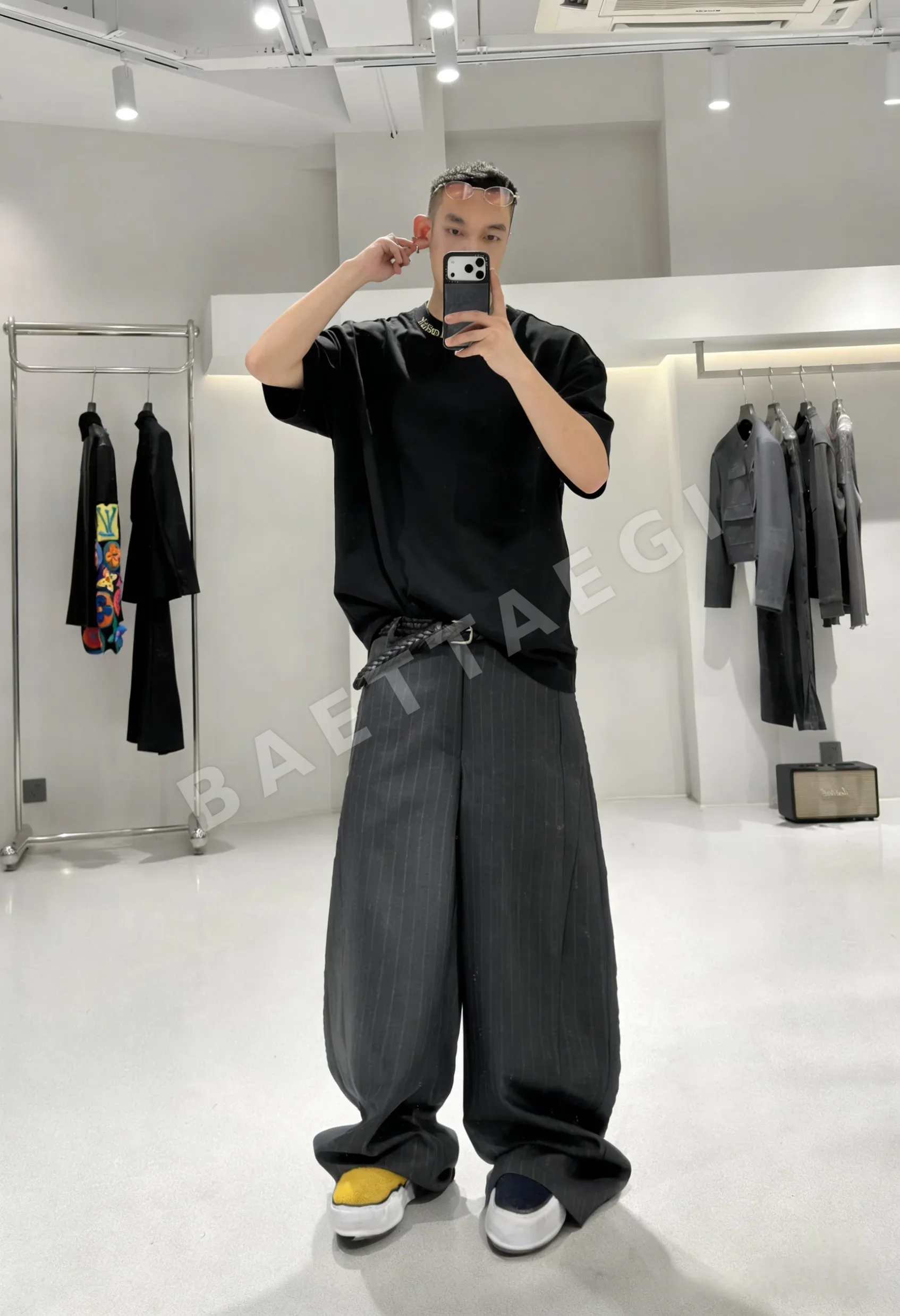 마르지엘라 와이드 오버핏 워싱 남녀공용 반팔 티셔츠 상세 이미지 7