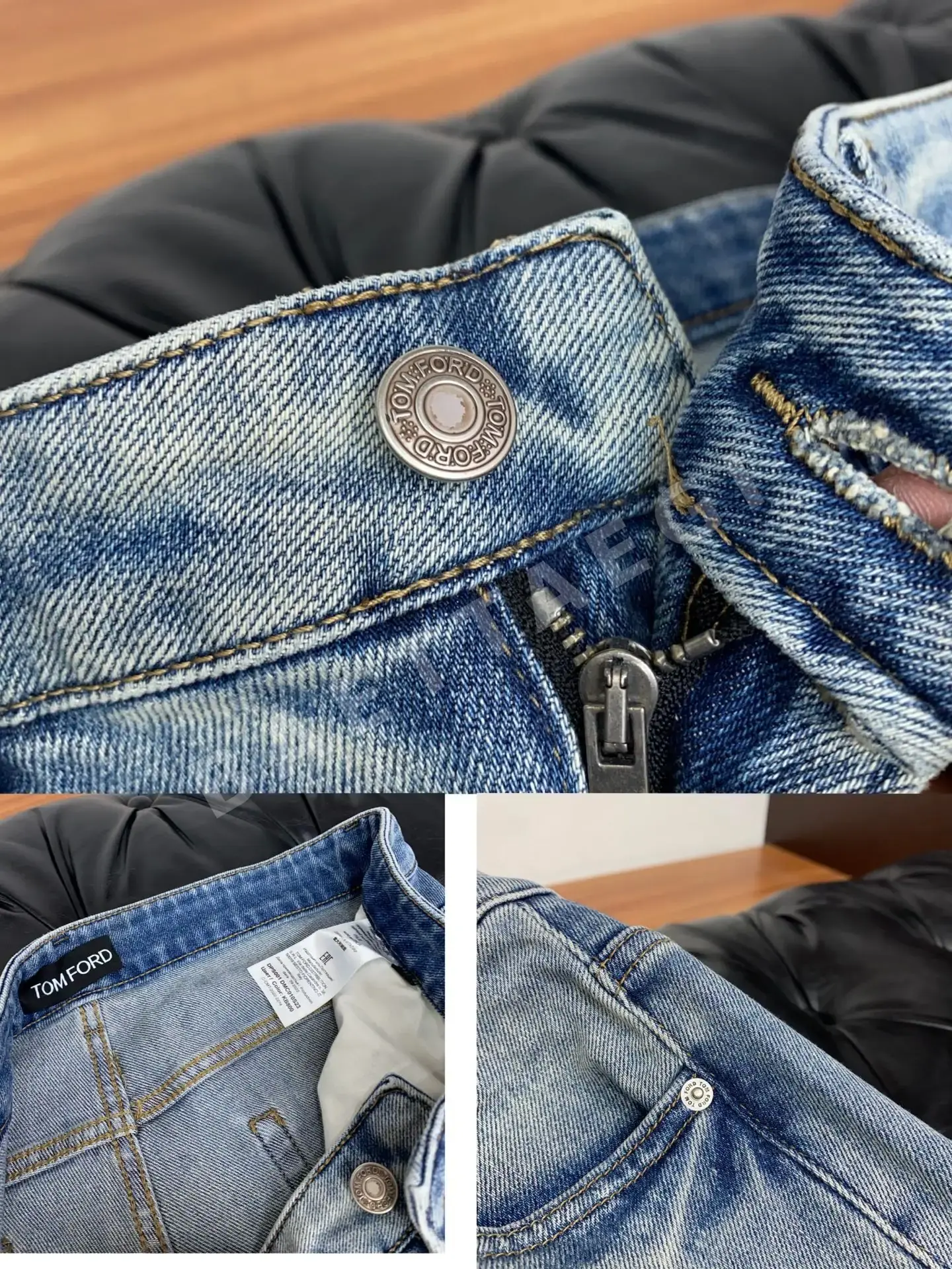 톰포드 남성 데님 바지 상세 이미지 4