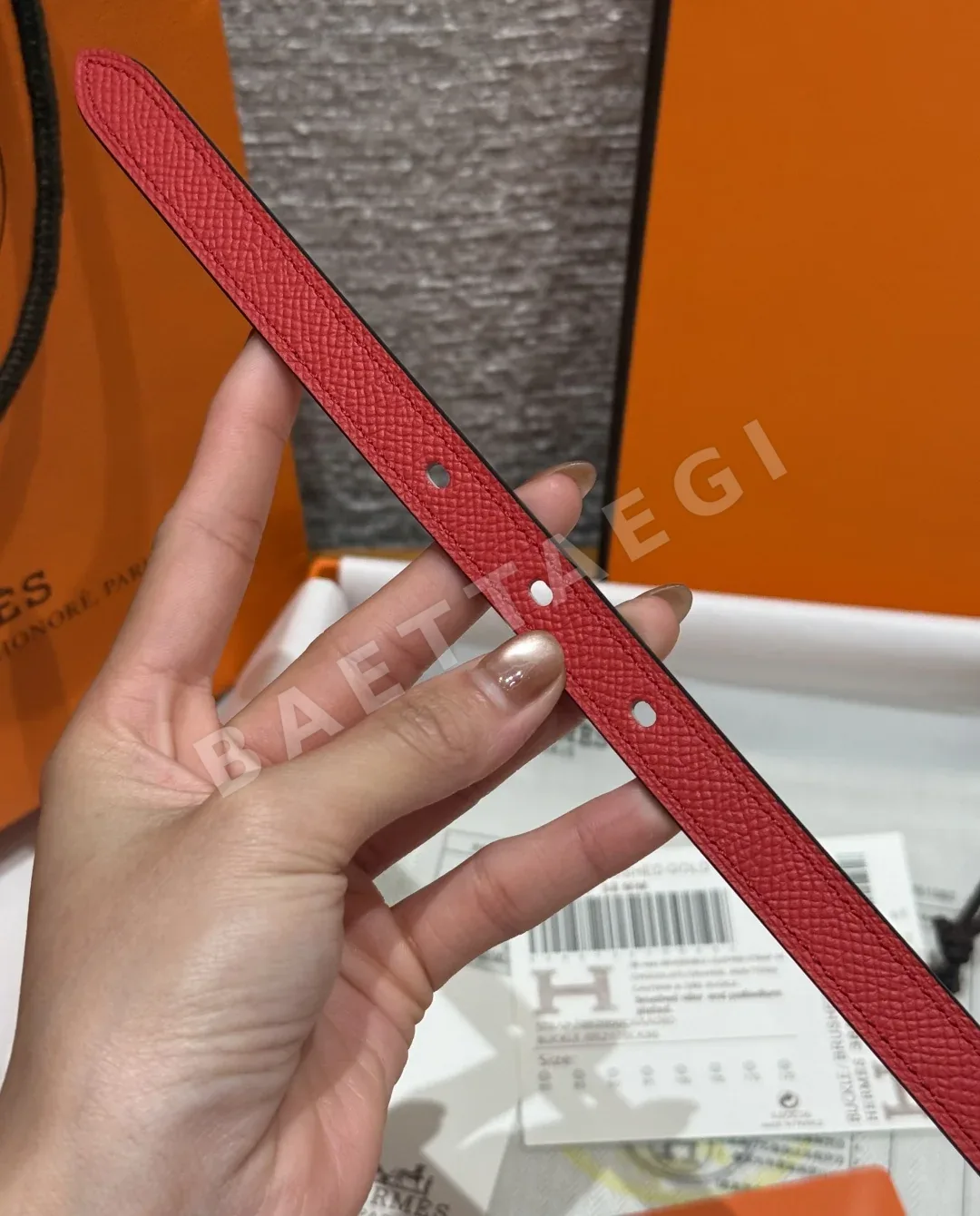 에르메스 에포손 카프 스킨 팝H 벨트 15mm 상세 이미지 6