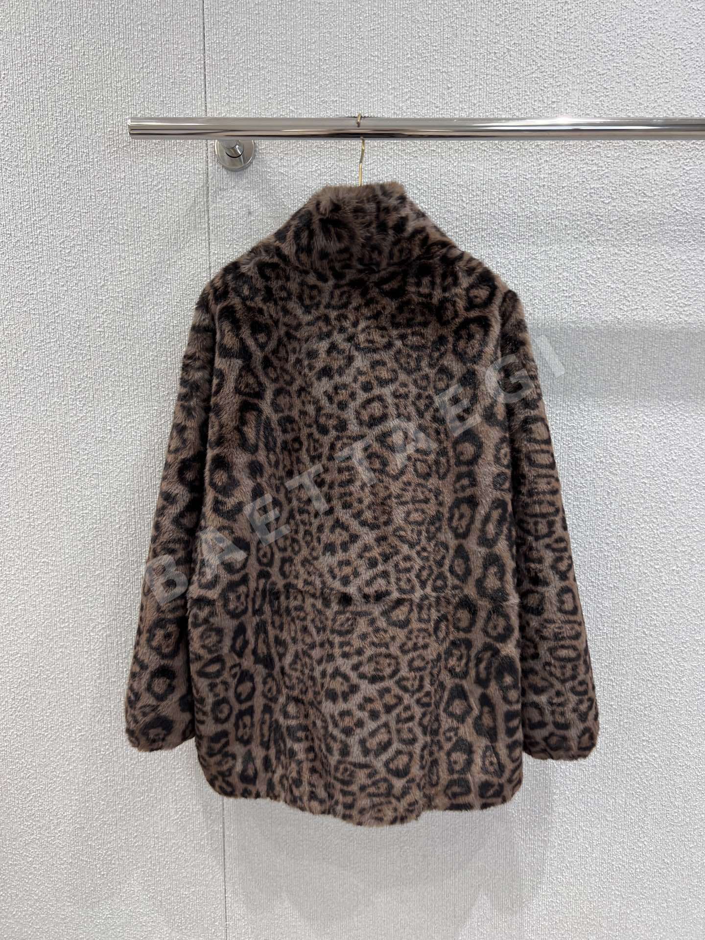디올 레오파드 퍼 안감 지퍼 스탠드카라 자켓 상세 이미지 7