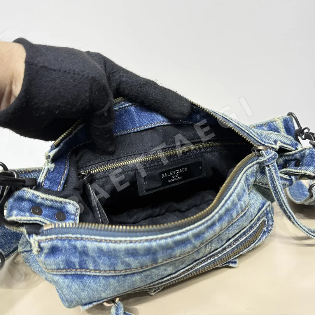 루이비통 버드케이지 데님 블루 호보백 상세 이미지 9