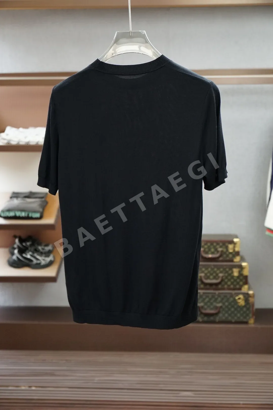 에르메스 Yili 자카드 반팔 티셔츠 상세 이미지 8