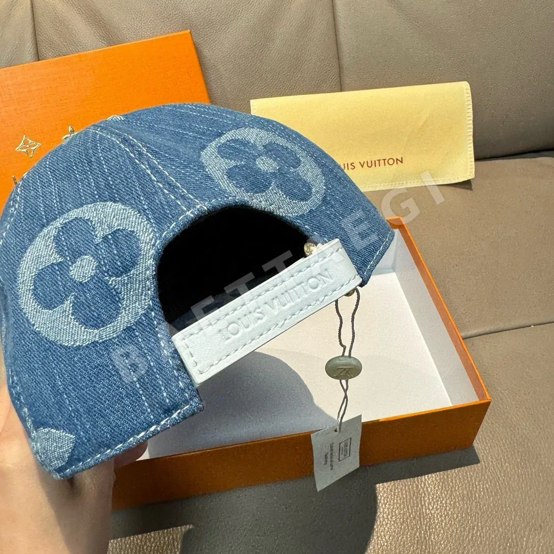 루이비통 자카드 데님 베이스볼 캡 상세 이미지 7